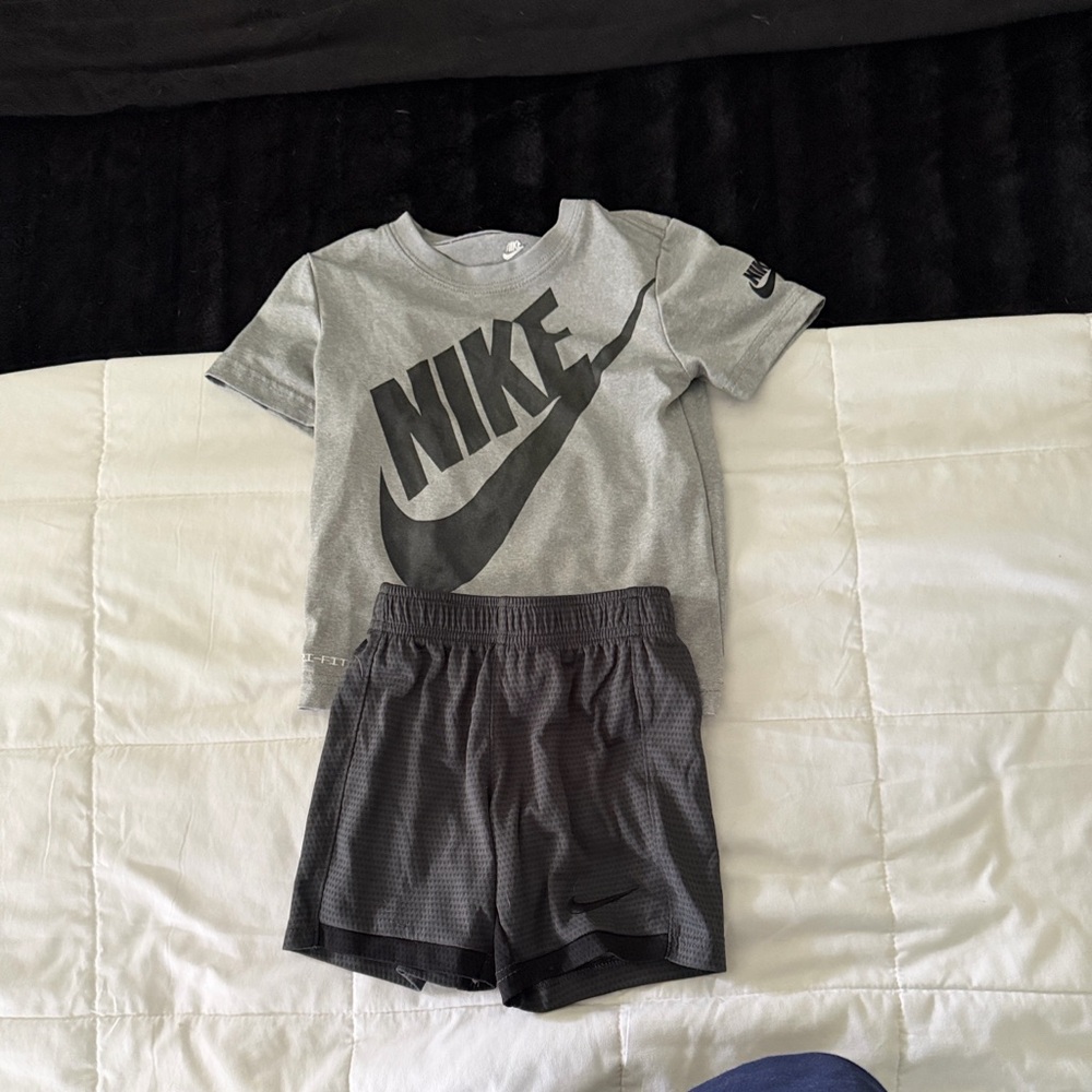 Nike Black Dri-FIT Kids Elastic Waist Shorts